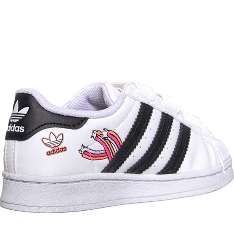 adidas originals unisex-kinder superstar sneaker weiß schwarz|Adidas kids superstar sneakers.